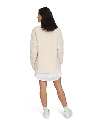 Belle & Bloom Women's Perfect Me Oversized Crew Sweater