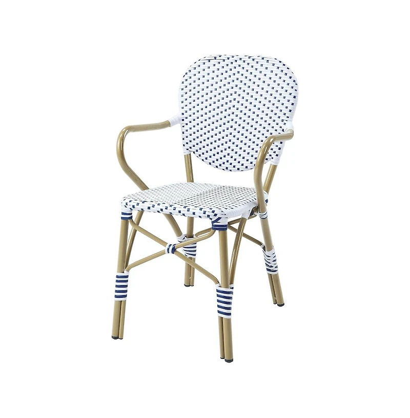 Enitial Star Hamner Aluminum 3-Piece Outdoor Bistro Table and Chair Set