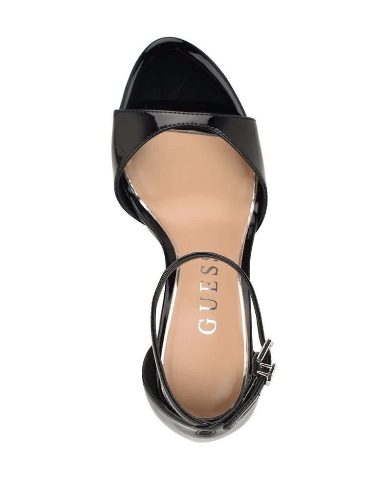 Guess Women's Seena Ankle Strap Stiletto Dress Sandals