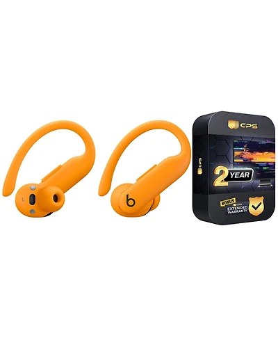 Beats Powerbeats Pro 2 Bluetooth Wireless Noise Cancellation Earbuds with Year Extended Warranty Bundle - Quick Sand