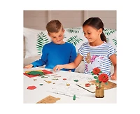 Robotime 3D Puzzles Diy Model Building Kits Artifical Flower Toys for Thanksgiving Mother's Day Valentine's Day Gifts, Multicolored, 9.65"6.5