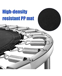 Akiudex Folding Trampoline for Adults and Kids with 28 Springs and Padded Edge