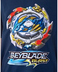 Beyblade Burst Boys' Wizard and Spinner Tops 2 Piece Pant/Raglan Pajama Set