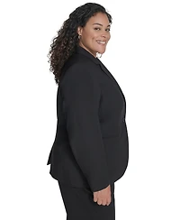 Calvin Klein Plus One-Button Blazer
