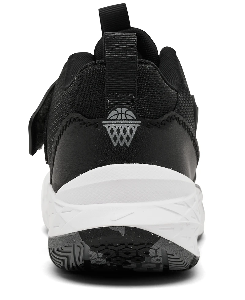 Nike Big Kids Team Hustle D 12 Fastening Strap Basketball Sneakers from Finish Line