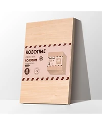 Robotime 3D Puzzles Plywood Sheets for Laser Cutting, Engraving Wood Burning, Thin Unfinished Wood Boards for Craft, Multicolored, 11.81"16.54&#x