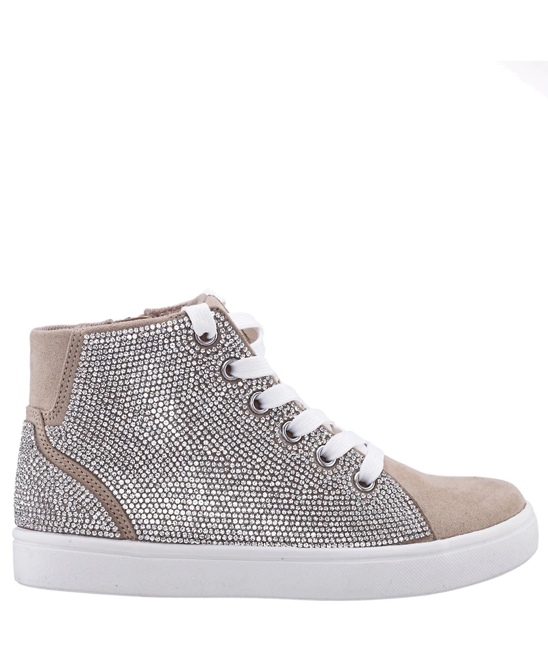 Nina Big Girls Kula Crystal High Top Sneakers