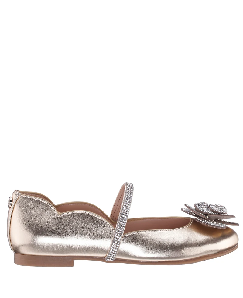 Nina Big Girls Ballet Round Toe Dress Shoe