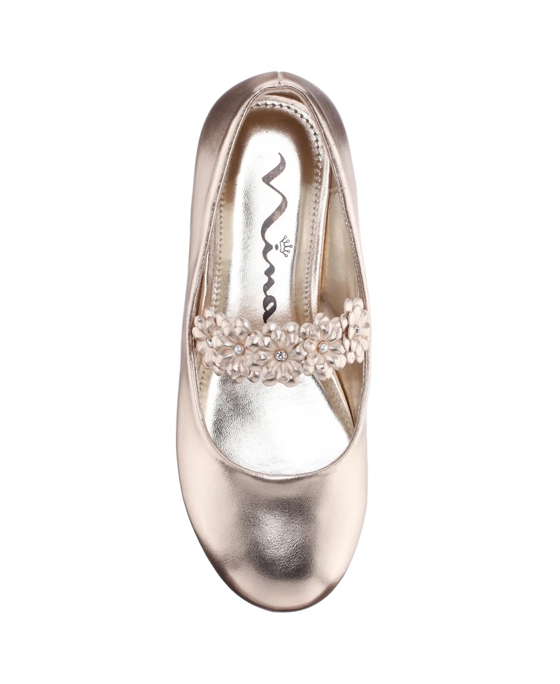 Nina Little and Big Girls Rozy Ballet Dress Shoe