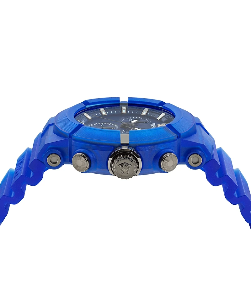 Versace Men's Swiss Chronograph Real Active Strap Watch 45mm