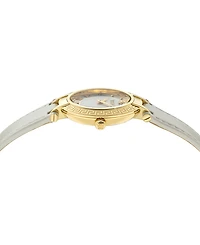 Versace Women's Swiss Antlia White Leather Strap Watch 34mm