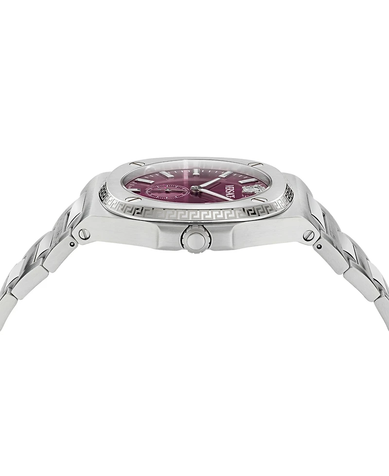 Versace Men's Swiss Tolomeo Stainless Steel Bracelet Watch 40mm