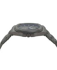 Versace Men's Swiss Tolomeo Gunmetal Ion Plated Bracelet Watch 40mm
