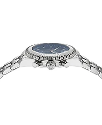 Versace Men's Swiss Chronograph Fornax Stainless Steel Bracelet Watch 43mm