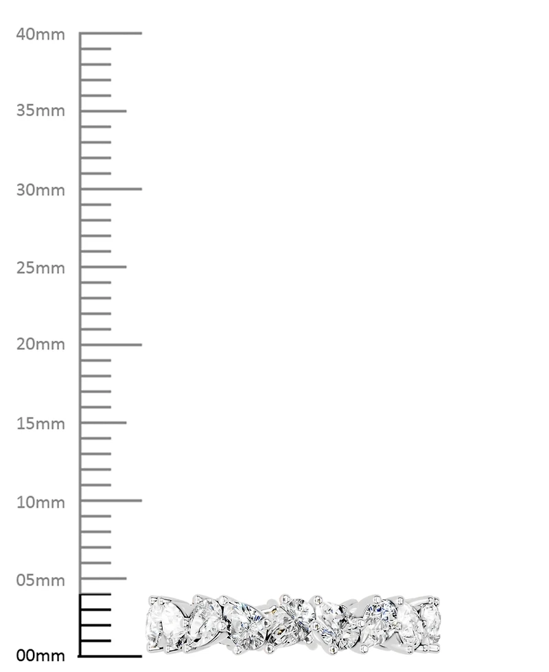 Diamond Pear Eternity Band (2 ct. t.w.) Platinum or 14k Gold
