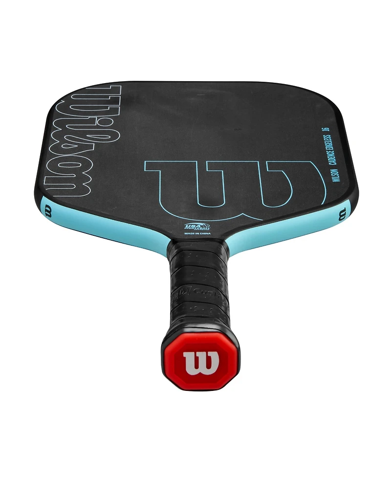 Wilson Cadence Edgeless 16 Pickleball Paddle - Black/Lt Blue / 4 1/4 / 7.83 Oz