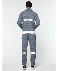 Sergio Tacchini Men's Dallas Houndstooth Track Jacket