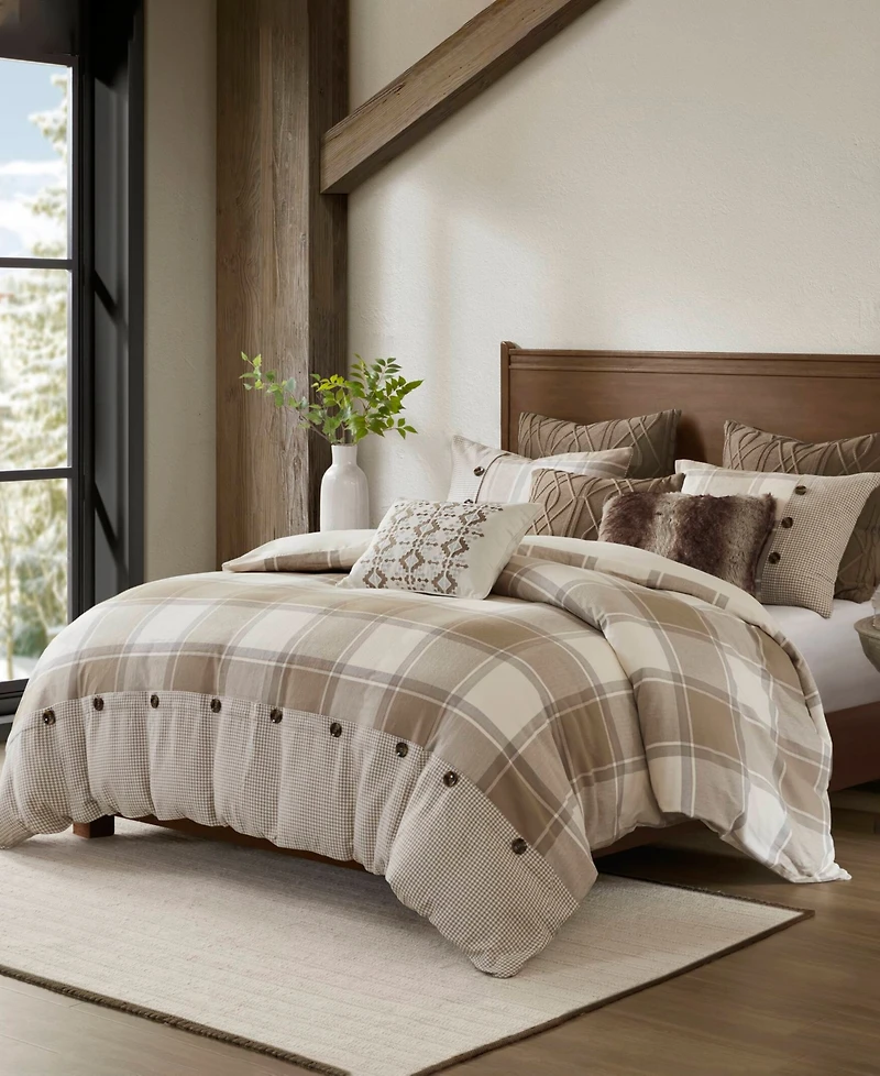 Madison Park Signature Urban Cabin Jacquard Cotton 9-Pc.Comforter Set, King