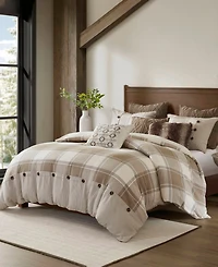 Madison Park Signature Urban Cabin Jacquard Cotton 9-Pc.Comforter Set, King