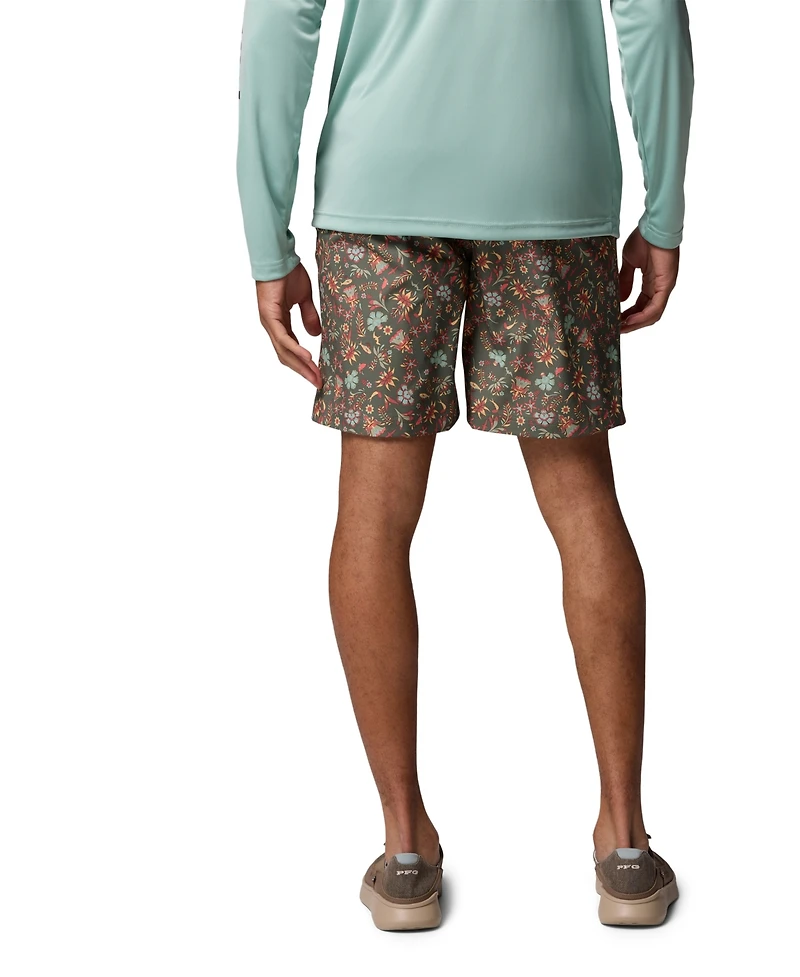 Columbia Men's Performance Fishing Gear Rambler Printed Water Shorts