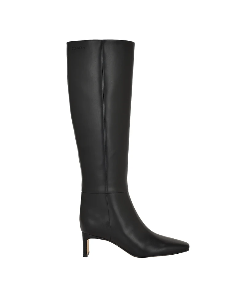 Calvin Klein Women's Caterine Tall Square Toe Boots