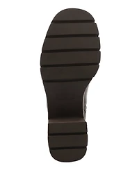 Mia Women's Panola Stacked Heel Lug Sole Chelsea Booties