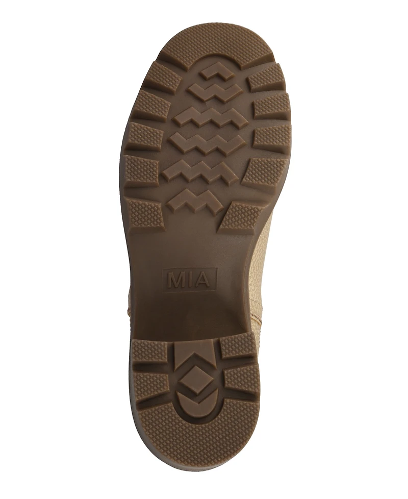 Mia Women's Paula Chelsea Stacked Heel Booties