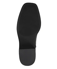 Mia Women's Delores Square Toe Studded Buckle Booties