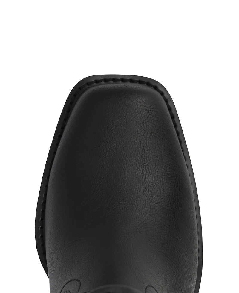 Mia Women's Dagny-s Square Toe Western Style Boots