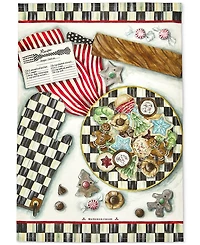 MacKenzie-Childs Christmas Cookie Recipe Dish Towel