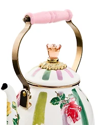 MacKenzie-Childs Garden Gala Enameled Steel 2-Quart Tea Kettle