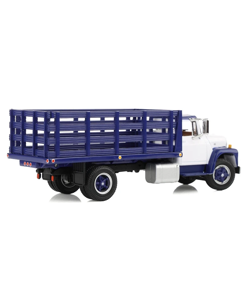 First Gear 1/64 1970s International Loadstar Stake Truck Blue, Dcp by First Gear 60-2041