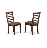 East West Furniture Dining Room Set Mahogany