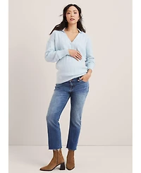 Hatch Collection the Under Bump Crop Maternity Jean