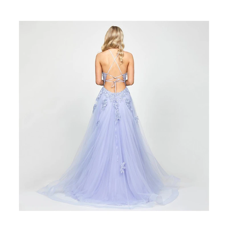 Bariano Women's Rosalee Embellished Ball Gown