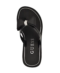 Guess Women's Stazie Embellished High Wedge Eva Sandals