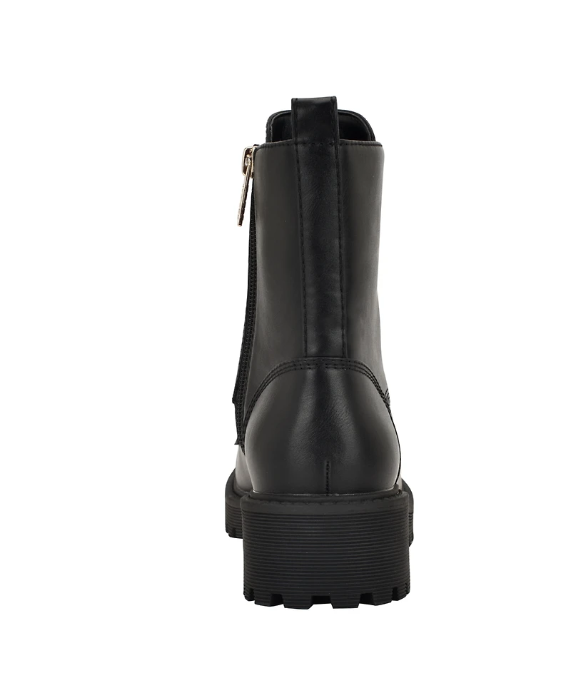Guess Women's Sionaa Lace-Up Hiker Booties
