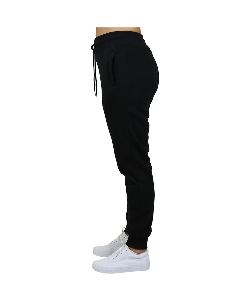 Galaxy By Harvic Women's Loose Fit Fleece Jogger Sweatpants
