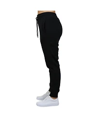 Galaxy By Harvic Women's Loose Fit Fleece Jogger Sweatpants
