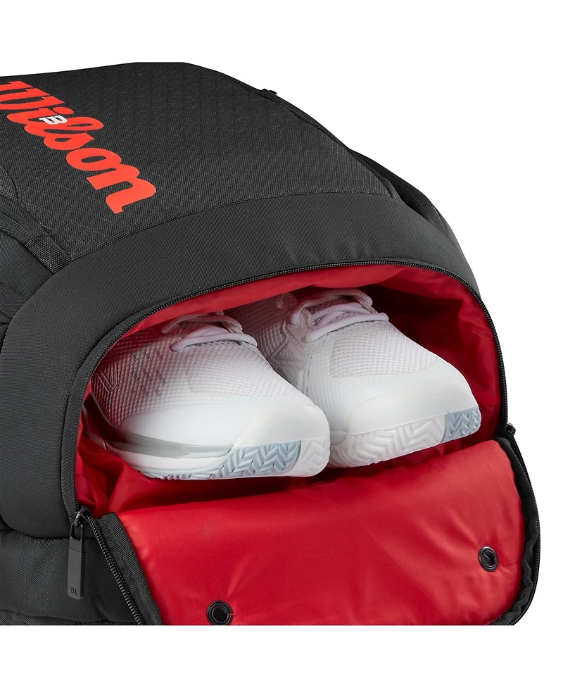 Wilson Clash V3 Tennis Backpack - Black/Infrared