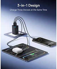 Baseus 2 Pack 65W Usb C Charger Block, Pps 3-Port Fast Compact Foldable Usb C Charger for MacBook, iPad Pro, Galaxy S24, iPhone 16/15 and More Series