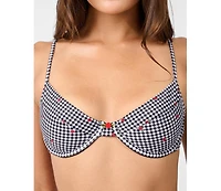WeWoreWhat Women's Full Coverage Underwire Bikini Top