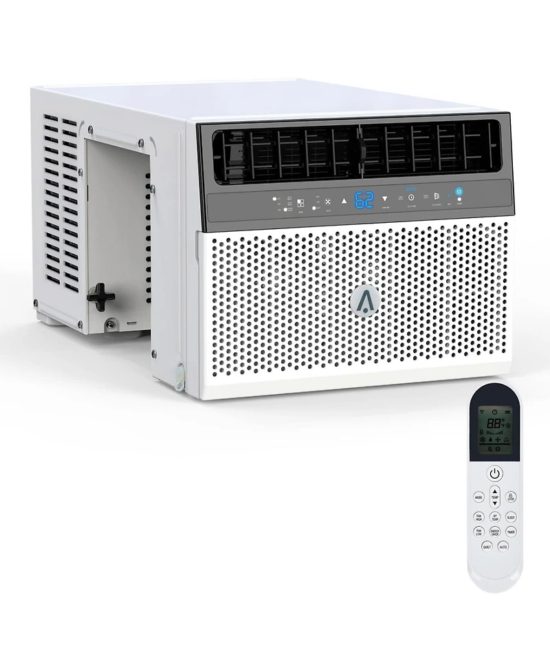 Gaomon 8,000 Btu Window Air Conditioner - Dehumidify & Fan Modes, Quiet, Easy to Install, Remote Control Included, Saddle-Style Design