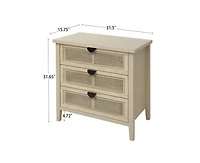 Casainc Storage Cabinet with 3 Drawer