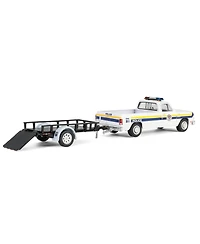 Greenlight 1/64 1990 Dodge Ram D-250 Trailer Philadelphia Pa Police Hot Pursuit Tow