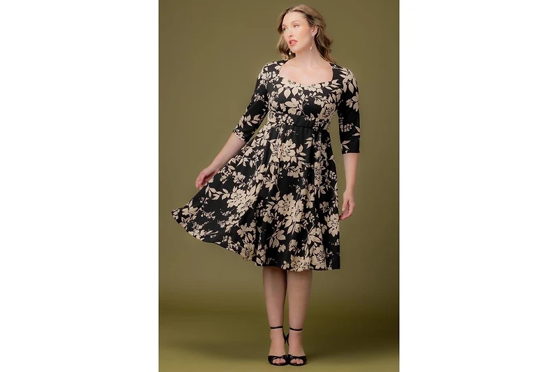 Kiyonna Plus Royal Sweetheart Cocktail Dress