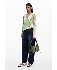 Desigual Women's Medium combined denim bag