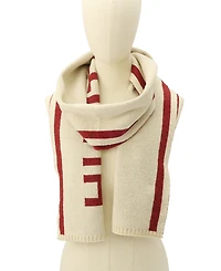 Hunter Metallic Rib Logo Scarf