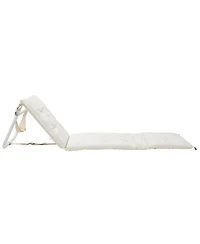 Sunnylife Reclining Beach Chair: Casa Cream