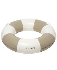 Slim Tube Pool Ring: Rustico Driftwood Stripe